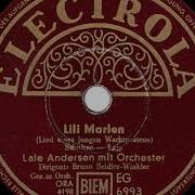 1939 Lale Andersen Lili Marlene Original German Version