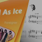 Sing Along Cold As Ice Foreigner Piano Cover Sheet Music Available