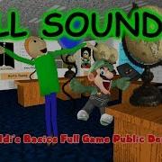 Baldi S Basics Full Game Public Demo All Sounds