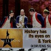 한글자막 Musical Hamilton History Has Its Eyes On You Yorktown 2016 Tony