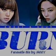 Blackpink Jennie X Lisa Burn Lyrics Sweet Sour