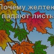 Почему Почему Жёлтый Лист Летает Потому Что Уже Осень Наступает