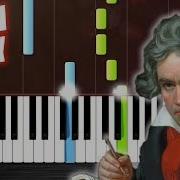 Beethoven Ode To Joy Slow Easy Piano Tutorial By Plutax