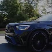 2020 Mercedes Amg Glc 63 Obsidian Black Metallic Driving Interior Exterior Us Spec