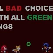 Sonic Exe The Spirits Of Hell Round 1 All 3 Bad Choices With 3 Green Rings