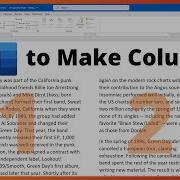 How To Create Columns In Microsoft Word