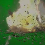 Missile Explosion Green Screen Footage