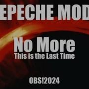 Depeche Mode No More Rmx Obs 2024