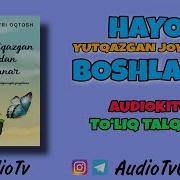 Hayot Yutqazgan Joyingdan Boshlanar Kitob