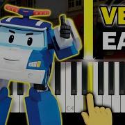 Robocar Poli Theme Song Piano