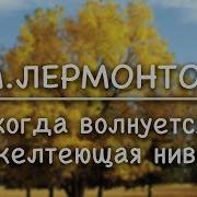 Когда Волнуется Желтеющая Нива