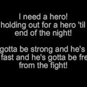 Holding Out For A Hero Lyrics