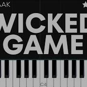 Wicked Game Piano