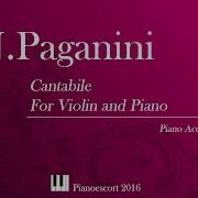 Paganini Cantabile Piano Accompaniment