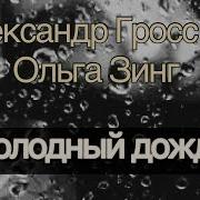 Александр Гросс И Ольга Зинг Холодный Дождь