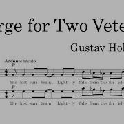 Gustav Holst A Dirge For Two Veterans