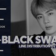 Bts Black Swan Line Distribution Color Coded