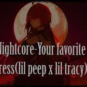 Lil Peep X Lil Tracy Favorite Dress Nightcore