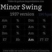 Minor Swing 190 Bpm 1937 Gypsy Jazz Backing Track Jazz Manouche