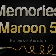 Maroon 5 Memories Karaoke Version