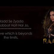 Raabta Title Song Lyrics Translation Arijit Singh Nikita Gandhi