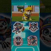 Paw Patrol As Skeleton X Coffin Dance Tiles Hop