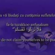 Holy Quran Surat An Najm 53 31 32 Romanian And English Translation Arabic Transliteration