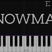 Piano Snowman