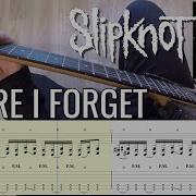 Slipknot Before I Forget Guitar Cover