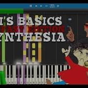 Baldi S Basics Music All Song Theme Mod Super Fast Edition In Synthesia