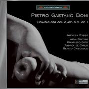 Gaetano Boni Cello Sonata Op 1 N 11