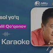 Abdujalil Qo Qonov Visol Yo Q Karaoke Version