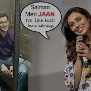 Rani Mukherjee S Sweet Reply On Salman Khan Being Jailed In Black