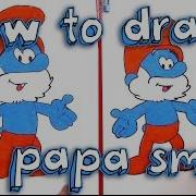 How To Draw Papa Smurf