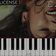 Driver License On Piano