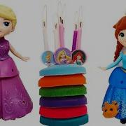 Холодное Сердце Торт Эльза Пластилин Play Doh Торт Frozen 3