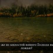 Какую Же Из Милостей Вашего Господа Вы Считаете Ложью