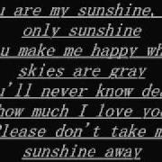 You Are My Sunshine Original Song