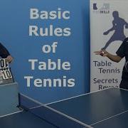 Table Tennis Rules