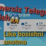 Nomersiz Telegram Ochish