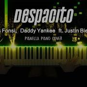 Despacito Luis Fonsi Ft Justin Bieber Daddy Yankee Piano Cover Free Sheet Music Midi