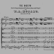 Te Deum Laudamus Kv 141 66B Mozart