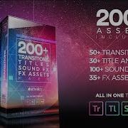 200 Pack Transitions Titles Animations Sound Fx Free For Premiere Pro