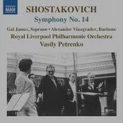 Symphony No 14 Op 135 Iv The Suicide Adagio Gal James Royal Liverpool