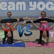 Boy Twins Vs Girl Twins Team Yoga