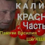 Калина Красная Аудиокнига Слушать