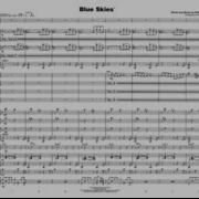 Blue Skies By Irving Berlin Arr Roger Holmes