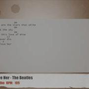 And I Love Her The Beatles Vocal Backing Track With Chords And Lyrics