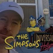 Universal Studio Hollywood Tour The Simpsons Etc