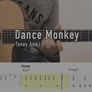 Dance Monkey Tones And I Fingerstyle Guitar Cover Lyrics